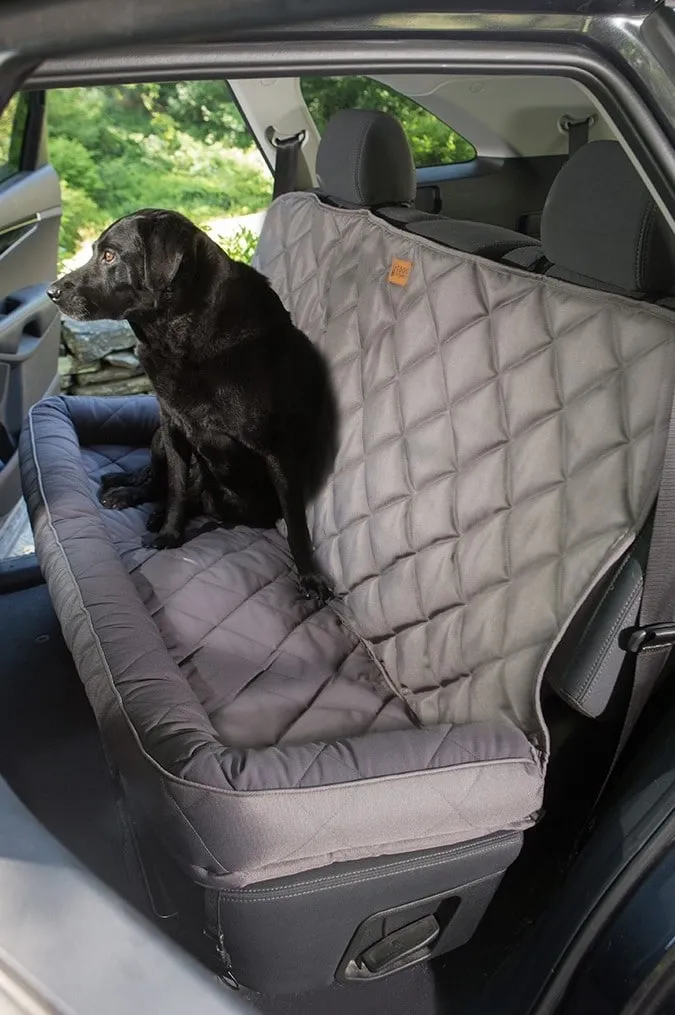 Softshell No-Slip Back Seat Protector with Headrest for Dogs