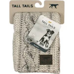 Tall Tails Cable Knit Blanket 30x40