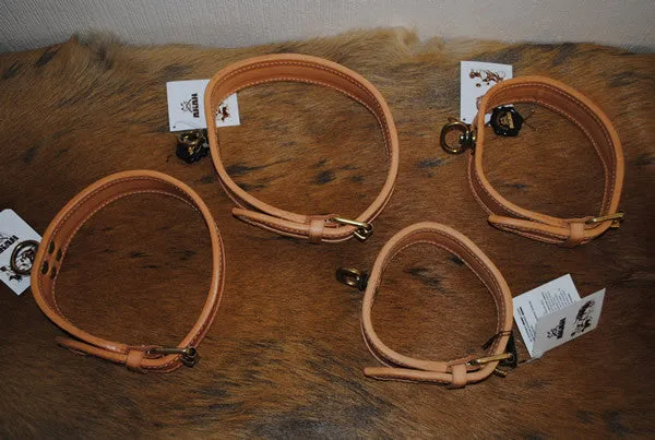 Traditional Leather Tracking Collars