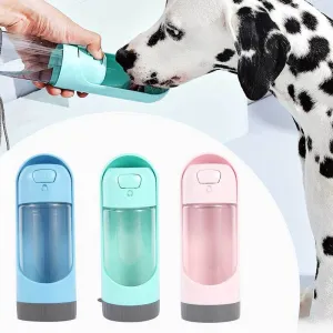 Trendy Portable Water Bottle for Dogs or Cats. 300ml