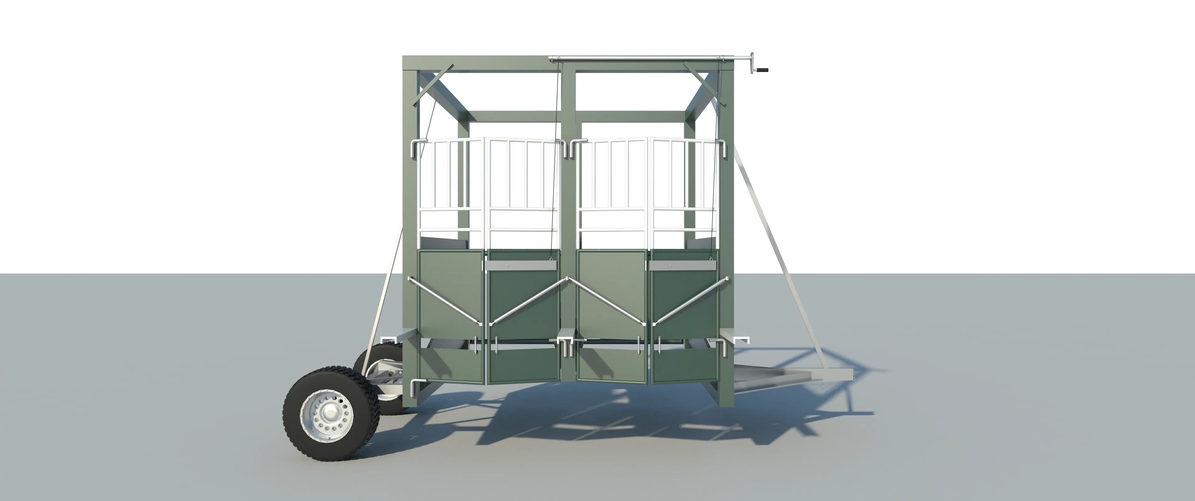 Two Horse Race Track Starting Gate Plans - DIY Starting Barriers For Training Sports