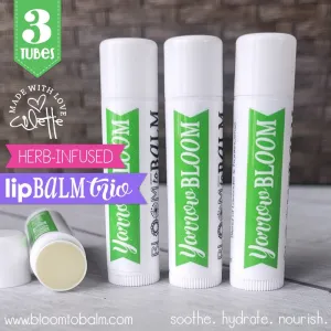 YARROW BLOOM Lip Balm {TRIO}